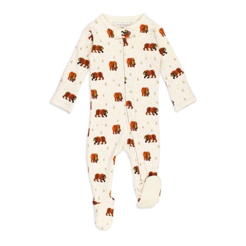 x 'The Very Hungry Caterpillar'™ Fitted One-Piece Organic Cotton Pajamas