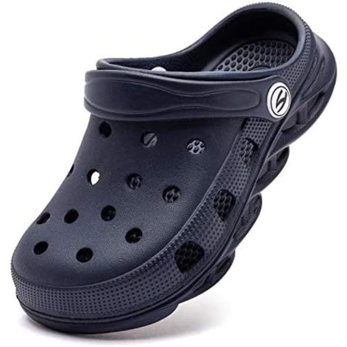 HOBIBEAR Boys and Girls Classic Graphic Garden Clogs Slip on Water Shoes(Toddler/Little Kids/Big Kids)