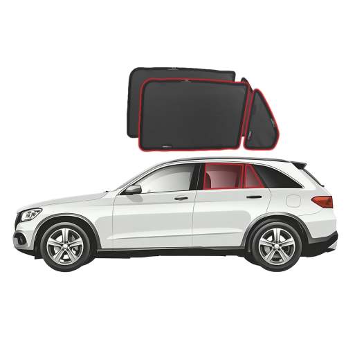 Mercedes Benz GLC Class SUV Rear Door Car Window Sun Shades (2016-2022)*