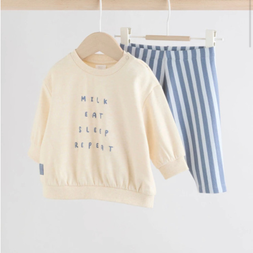 Buy Blue Milk Club Baby Sweatshirt and Leggings Set (0mths-3yrs) from Next USA
