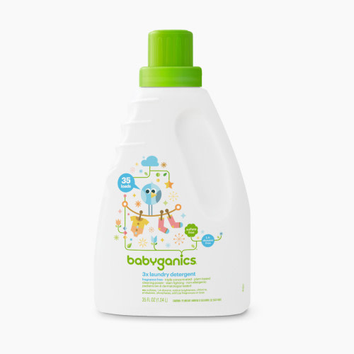 BabyGanics 3x Laundry Detergent (35 oz) - Fragrance Free