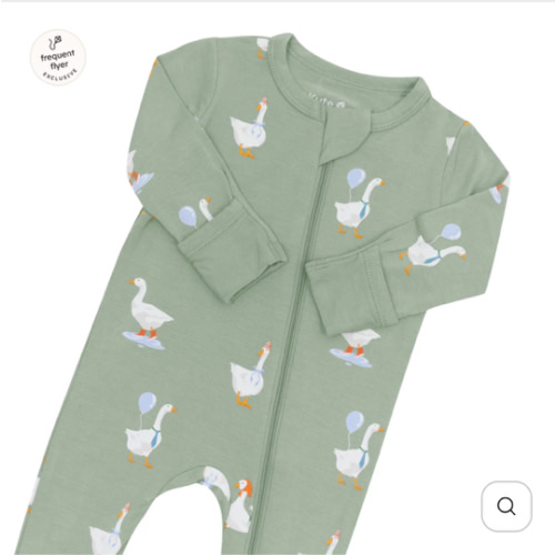 Goose Zippered Footie Pajamas | Baby Pajamas | Kyte Baby