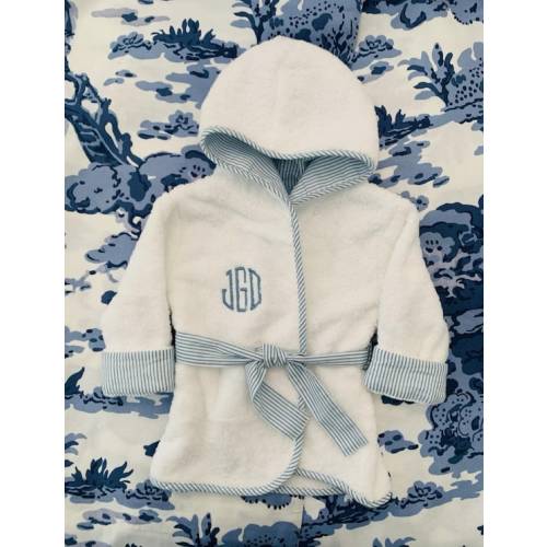 Monogrammed Infant Terry Hooded Bath Wrap Towel - Etsy