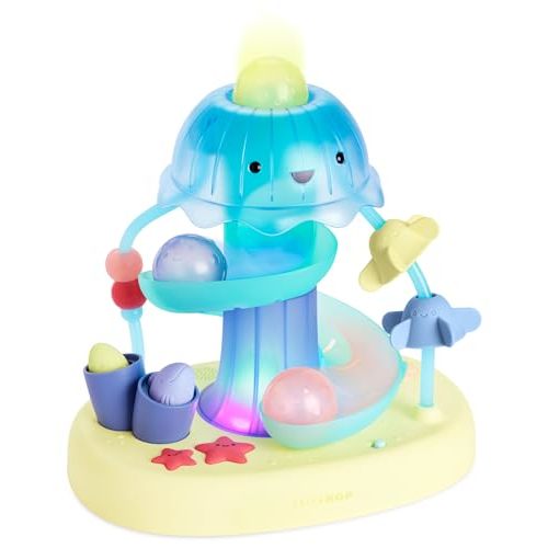 Skip Hop Seascape Musical Activity Ball Drop 2-Stage Cause & Effect Developmental Toy with Lights, Songs and Sounds Age 6m+