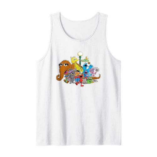 Sesame Street Group Street Light Tank Top