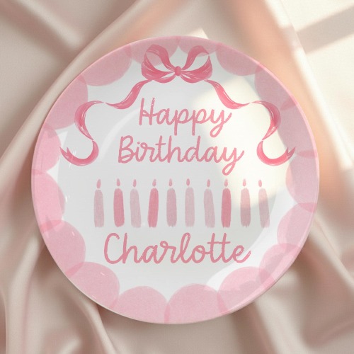 Etsy Custom Birthday Plate