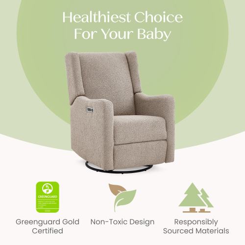 Delta Children Mercer Electronic Power Recliner and Swivel Glider