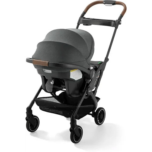 Graco Gomax Next Gen Travel System, Car Seat Stroller Combo, Rear Facing Infant Car Seat, Compact Stroller for Travel