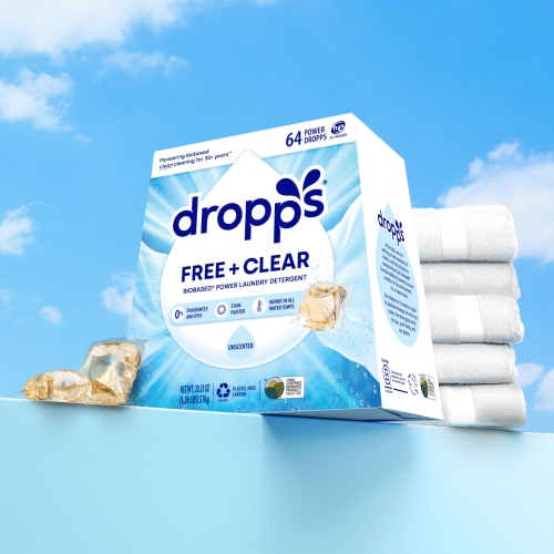 Free & Clear Laundry Detergent Pods, Unscented – Dropps