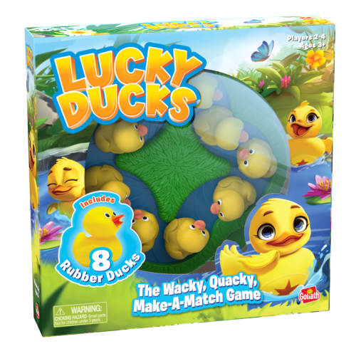 Goliath Lucky Ducks: Matching Shapes Game with Rubber Ducks & Pond