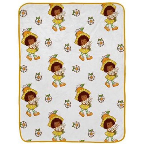 Jay Franco Hello Strawberry Shortcake Orange Blossom 46x60 Plush Throw Blanket