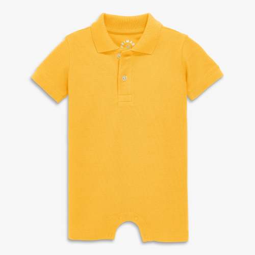 Baby pique polo shortie | Primary.com