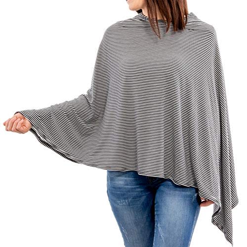WeeSprout Nursing Cover for Breastfeeding - 360 Degree Privacy, View Baby Hands-Free, Soft & Breathable Fabric, Universal Fit, 8-in-1 Uses, Covers Car Seat & Shopping Cart, Washer & Dryer Friendly