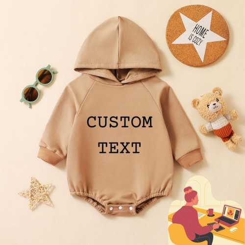 Personalized Pattern Baby Infant Bodysuit|Custom Baby Hoodie|Design By Yourself | Baby Boy Romper|Groovy Toddler Romper|Newborn Girl Outfit