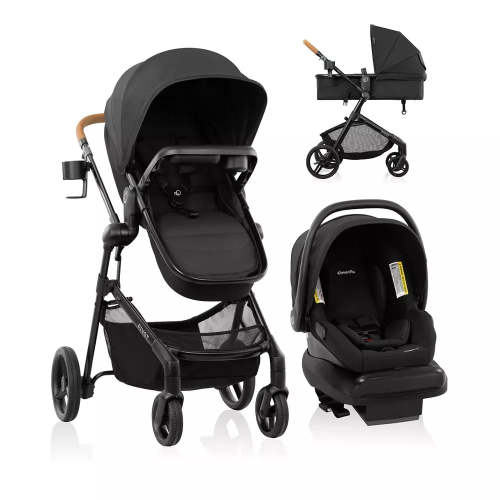 Pivot Modular Travel System with LiteMax NXT Infant Car Seat - Ebony Black