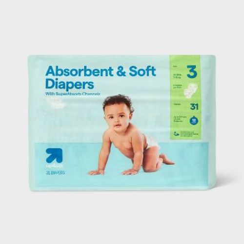 Disposable Diapers - Size 3 - 31ct - up&up™