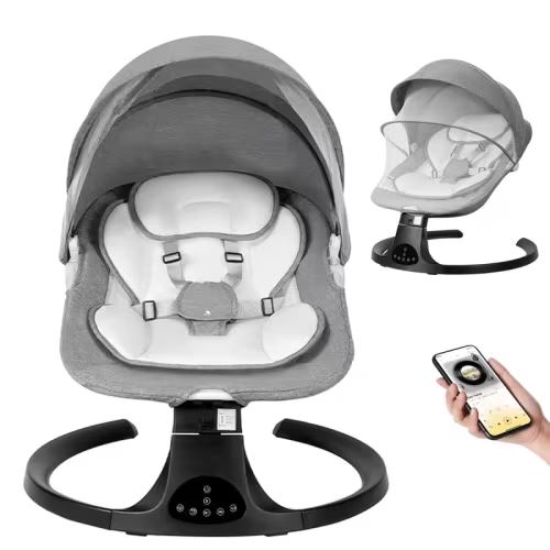 infant swing featuring 5 10 soothing - Temu