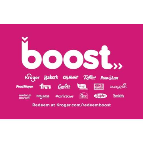 Kroger Boost Essentials Membership $69 eGift Card