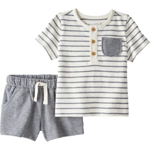 little planet by carter's unisex-baby 2-piece Shorts Set Made With Organic Cotton