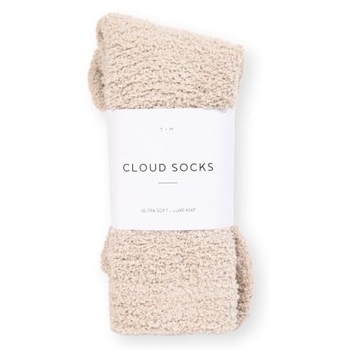 Unboxme Gifts Warm & Cozy Ultra-Luxe Cloud Sock for Women & Men - Super Soft Luxurious Fabric Sleep Socks