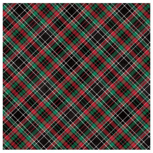 Christmas Plaid Scrapbook Paper - 12" x 12"