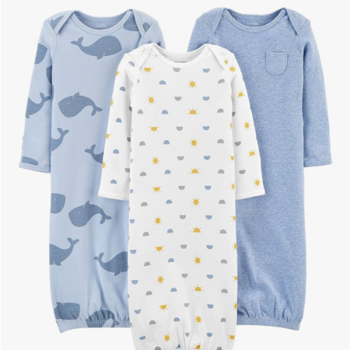 Simple Joys by Carter's baby-boys 3-pack Cotton Sleeper Gown
