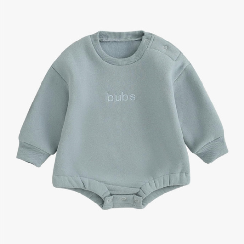 VISGOGO Newborn Infant Baby Boy Girls Oversized Romper Little Dude Sweater Onesie Coming Home Outfit Neutral Clothes