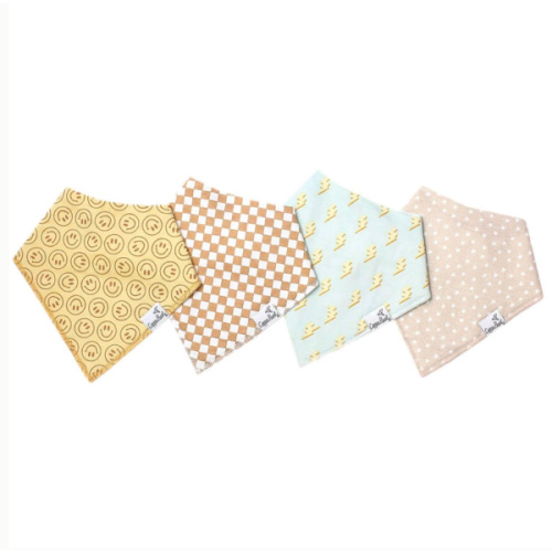 4 Pack Baby Bandana Bibs - Vance