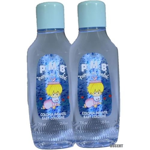 Para Mi Bebe Baby Cologne Family Size 25 oz - Imported From Spain (2 Blue)