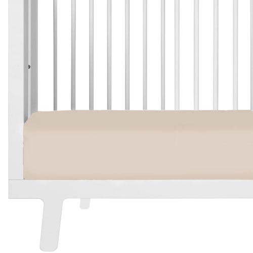 Organic Crib Sheet - Taupe