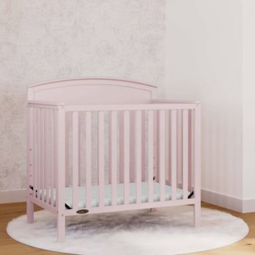 Graco Benton Mini Crib with Mattress - Blush