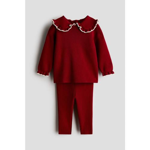 2-PIECE RIB-KNIT COTTON SET