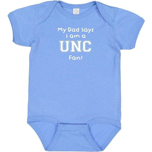 My Dad/Mom/Aunt Says I am a UNC Fan Cute Baby Gift Bodysuit