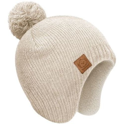 KeaBabies Muff Baby Beanie, Baby Hat for Boys, Girls, Toddler Hat, Winter Hat for Newborn, Infant, Toddler 0-36 Months (Cream, M)
