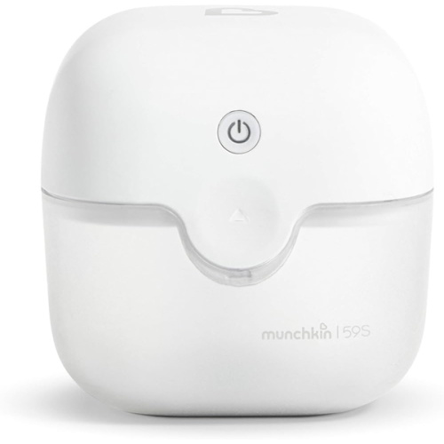 Munchkin® Portable UV Sterilizer Plus with Rechargeable Battery, Mini UV Light Sanitizer Eliminates 99.99% of Germs in 59 Seconds