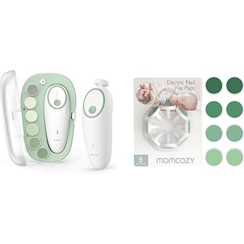 Momcozy Baby Nail File Electric & Baby Nail Trimmer Replacement Pads