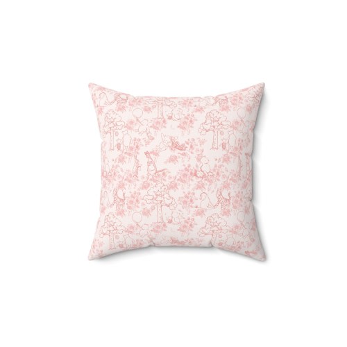 Blush Floral Decor Pillow, Cozy Home Accent, Cute Gift for Her, Spring Cushion, Boho Chic Pillow, Nursery Decor, Couch Pillow
