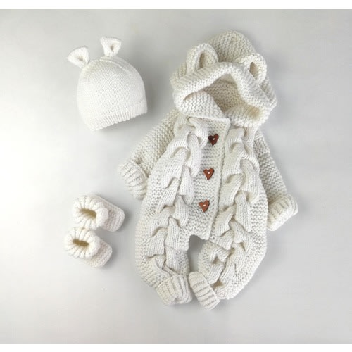 Baby romper and boots set Baby girl boy knitted jumpsuit Newborn baby winter clothes Newborn set New mommy gift set Take home outfit
