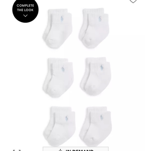 Boys' Classic Gripper Socks, Pack of 6 - Baby