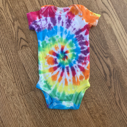 Rainbow Tie Dye // Baby Onesie // Rainbow Tie Dye Onesie // Short Sleeve or Long Sleeve