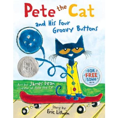 Pete the Cat and His Four Groovy Buttons a book by Eric Litwin, James Dean, and Kimberly Dean - Bookshop.org US