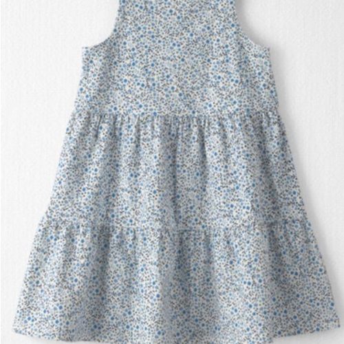 Toddler Girl Organic Cotton Tiered Dress in Meadow Bloom - Little Planet | Carter's