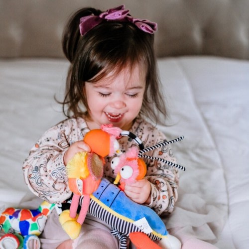 Ollie the Oddball Oddbird Rocket Ship Musical Pull Activity Toy - Inklings Baby | Maisonette