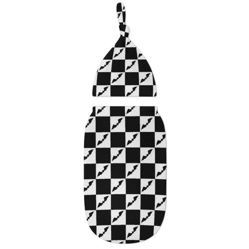 Checkered Bat Baby Swaddling Set - PRE ORDER – Witching Hour Baby