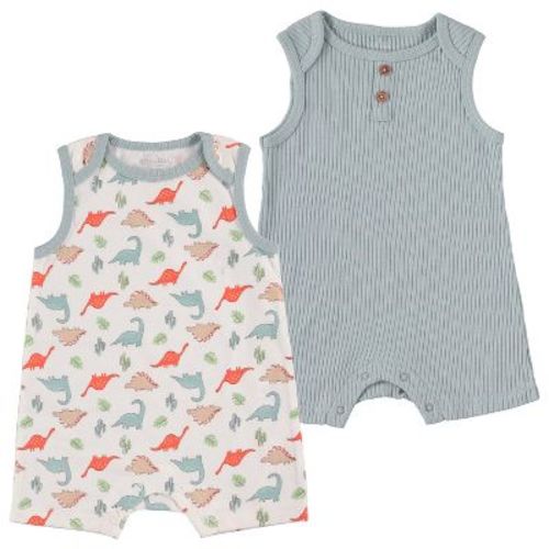 Kyle & Deena Baby Boy Romper Newborn Essentials Summer Tanktop 2 PC Set