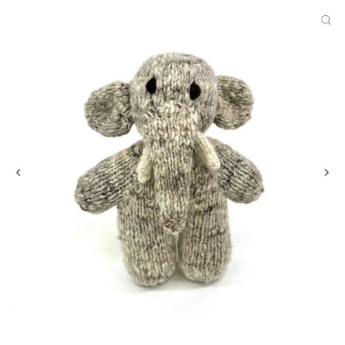 Kenana Knitters Hand Knitted Elephant