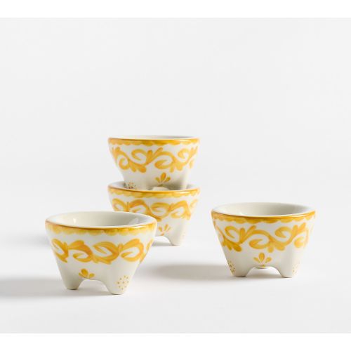 Puebla Porcelain Mini Molcajetes - Set of 4