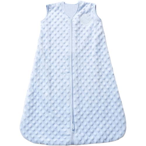 HALO SleepSack Wearable Blanket, Plushy Dots Velboa, Blue, Toddler Boys, Large, 12-18 Months