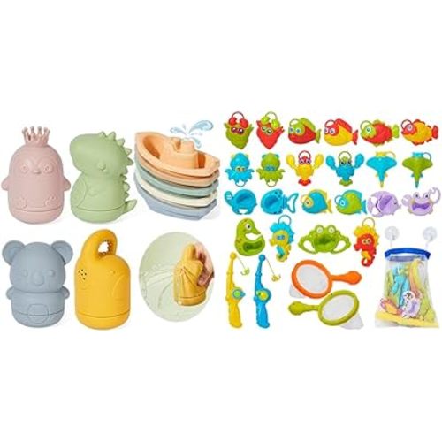 9PCS Baby Bath Toys & 26PCS Toddler Bath Toys