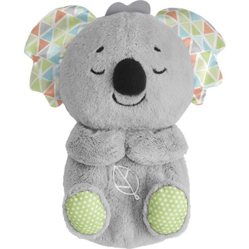 Fisher-Price Koala Baby Soother with Light-Up Belly, Musical Plush Toy with Customizable Timer & Rhythmic Motion